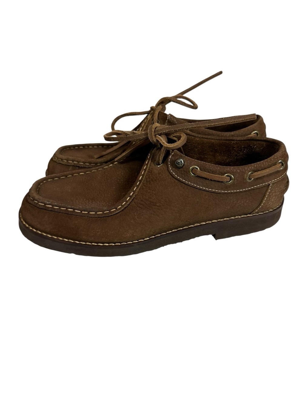 G.H. BASS & CO.  Women's 9 1/2 Brown Leather Lace up Loafer